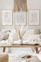 Wallity Artcerceve13 Conjunto de 3 Pinturas Decorativas Enmarcadas